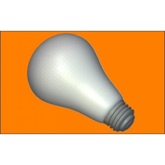 Лампочка БП, форма пластиковая