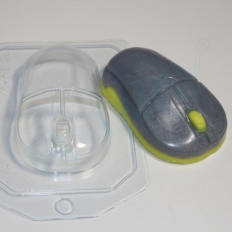 Мышь компьютерная, форма пластиковая