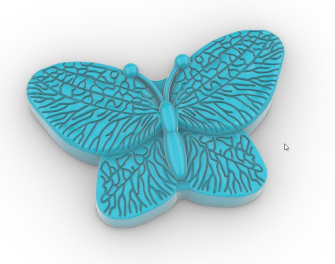Бабочка (ам), форма пластиковая