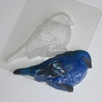Птичка, форма для мыла пластиковая