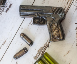 Пистолет биретта с пулями ТД, форма пластиковая