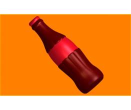 Бутылка, форма пластиковая