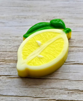 Лимон с листиком (ам), форма пластиковая