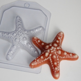 Морская звезда, форма пластиковая