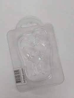 Влюбленный мышонок, форма пластиковая