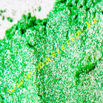 Зеленый, пигмент перламутровый сухой, 5гр.