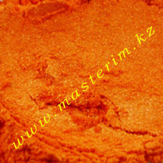 Оранжевый, пигмент (микка) перламутровый сухой, 5гр.