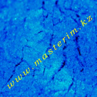 Синий, пигмент (микка) перламутровый сухой, 5гр.
