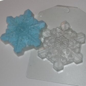 Снежинка кристальная ЕХ, форма пластиковая