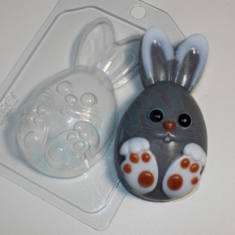 Кролик мультяшный ЕХ, форма пластиковая