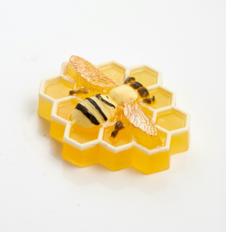 Пчела на сотах (ам), форма пластиковая