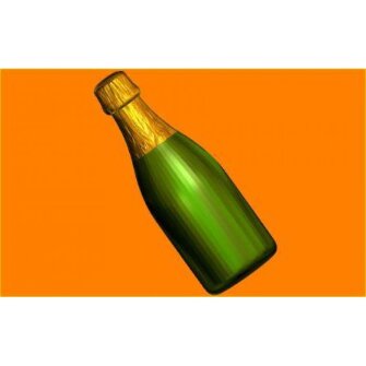 Шампанское под картинку БП, форма пластиковая