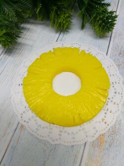 Долька ананаса, силиконовая форма