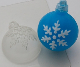 Шар Снежинка 2, форма пластиковая