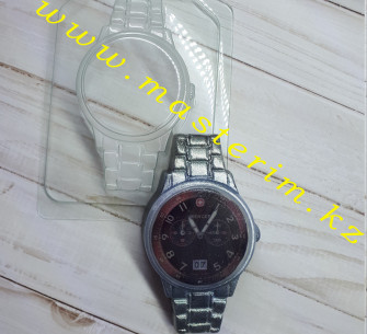 Часы наручные/Металлический браслет ЕХ, форма пластиковая
