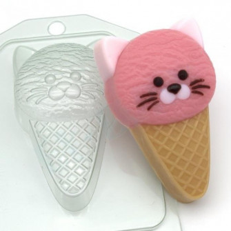 Мороженое / Кошка EX, форма пластиковая